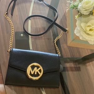 Black Michael Kors  cross body.